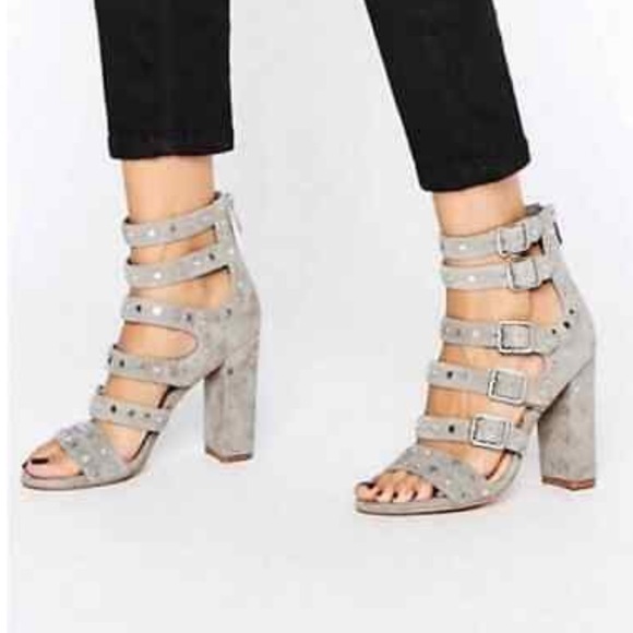 Studded block high heel - Picture 2 of 4
